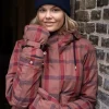 Danehandy Mittens Beige Rose/Dark Navy/Redwine
