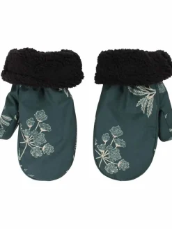 Danehandy Mittens Black Green/Light Beige Hemlock