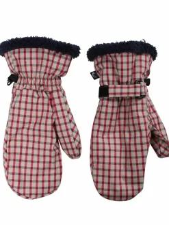Danehandy Mittens Lt Beige/Dk Navy/Xmas Red