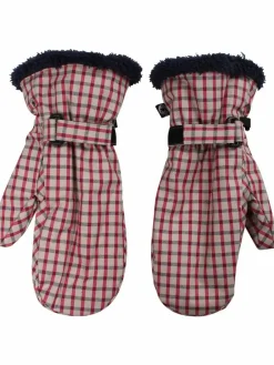 Danehandy Mittens Lt Beige/Dk Navy/Xmas Red