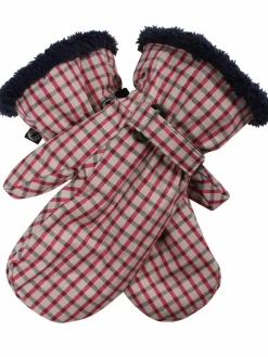 Danehandy Mittens Lt Beige/Dk Navy/Xmas Red