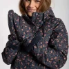 Danehandy Mittens Navy Fleurie