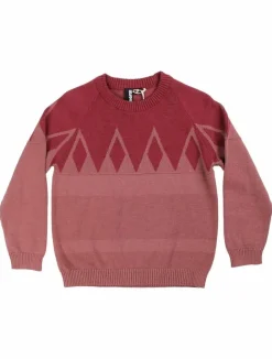 Daneheaven Sweater Red Wine/Beige Rose