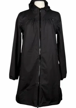 Danehelen Rainjacket Black (Black Zip)