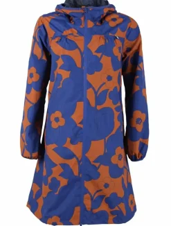 Danehelen Rainjacket Occer/Royal Blue Bloom Boom