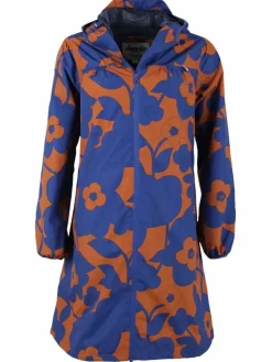 Danehelen Rainjacket Occer/Royal Blue Bloom Boom