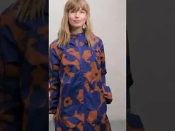 Danehelen Rainjacket Occer/Royal Blue Bloom Boom