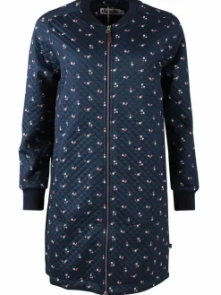Danehella Thermo Coat Navy Mini Flower