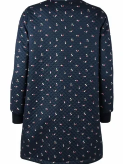 Danehella Thermo Coat Navy Mini Flower