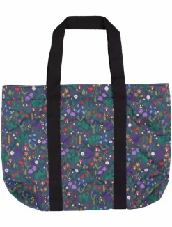 Danehelping Handbag Grey Marine Botanical