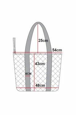 Danehelping Handbag Grey Marine Botanical