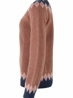Danehot Stove Mohair Sweater Beige Rose/Powder Rose/Marine