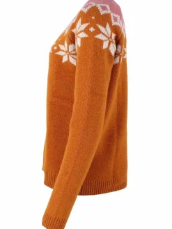 Danehytte Wool Sweater Occer/Chalk/Old Rose