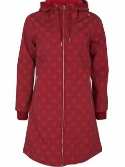 Danejane Softshell Dark Red/Red Dots