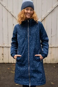 Danejane Softshell Marine Fleurie