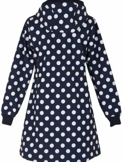 Danejane Softshell Navy/Offwhite Dots