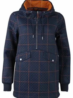 Danejohanne Thermo Anorak Navy/Occer Large Plaid
