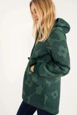Danejohanne Thermo Anorak Dark Khaki/Rover Khaki Boom Bloom