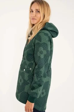 Danejohanne Thermo Anorak Dark Khaki/Rover Khaki Boom Bloom
