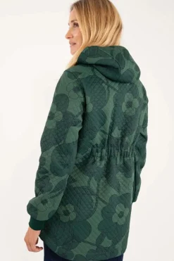 Danejohanne Thermo Anorak Dark Khaki/Rover Khaki Boom Bloom