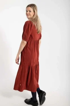 Danejuli Cord Dress Old Rose