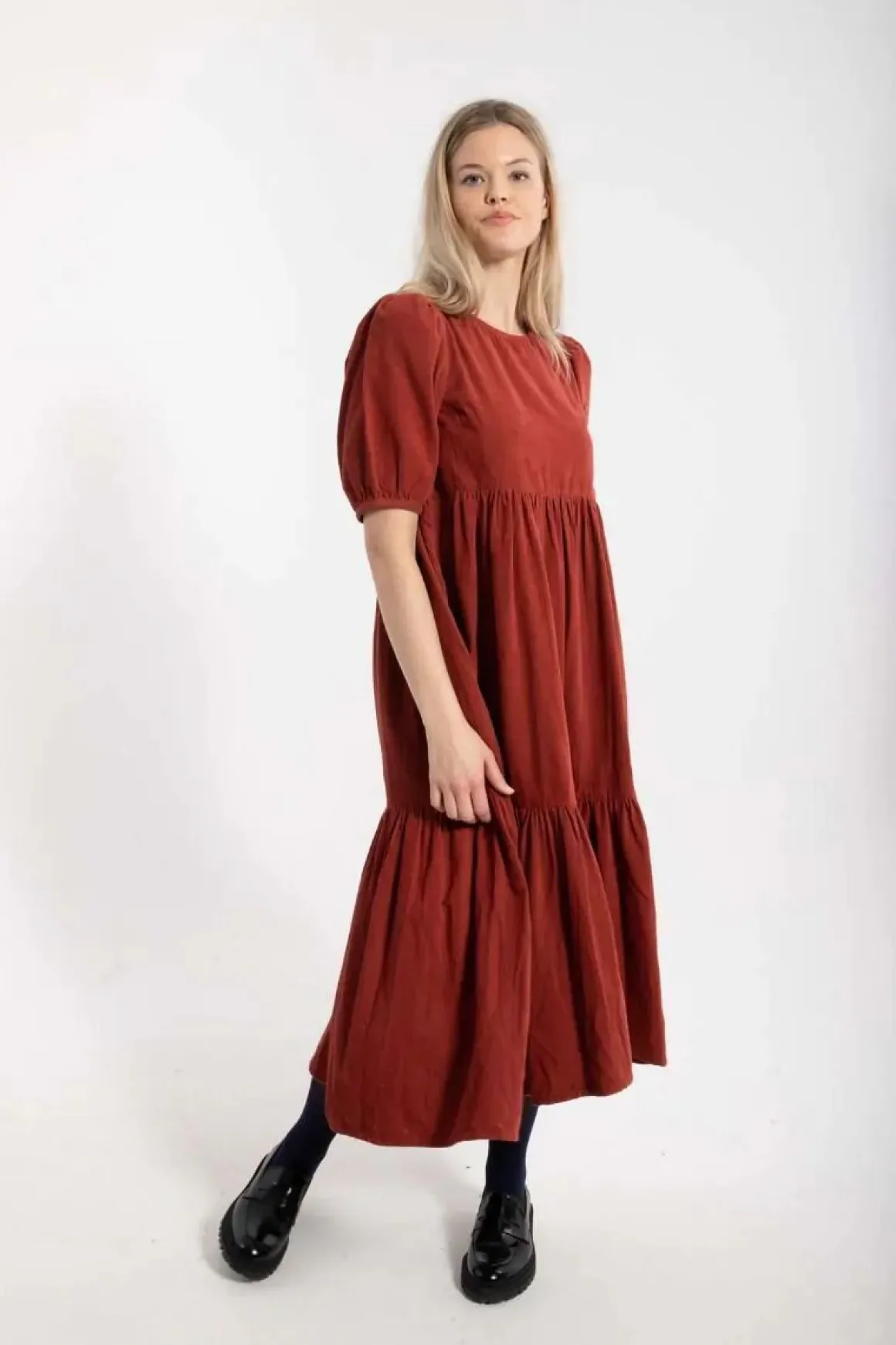Danejuli Cord Dress Old Rose