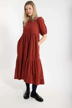 Danejuli Cord Dress Old Rose