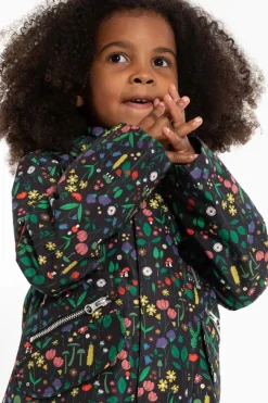 Danekirstine Midseason Jacket Black Botanical