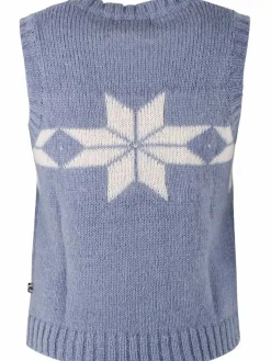 Daneklaksvik Flakes Vest Porcelaine/Chalk
