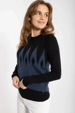 Daneklaksvik Icicles Vest Black/Marine
