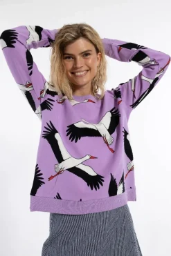 Daneklausen Moleton Sweat Viola Big Stork