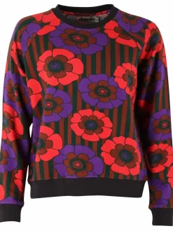 Daneklausen Moleton Sweat Rust/Viola Power Flower