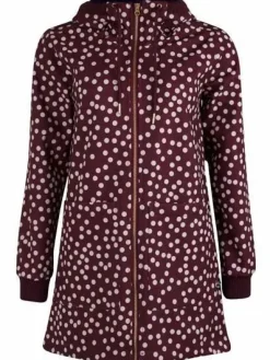 Danelaura Softshell Dark Bordeaux/Chalk