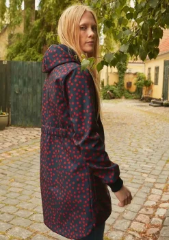 Danelaura Softshell Navy/Red Fundots