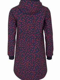 Danelaura Softshell Navy/Red Fundots