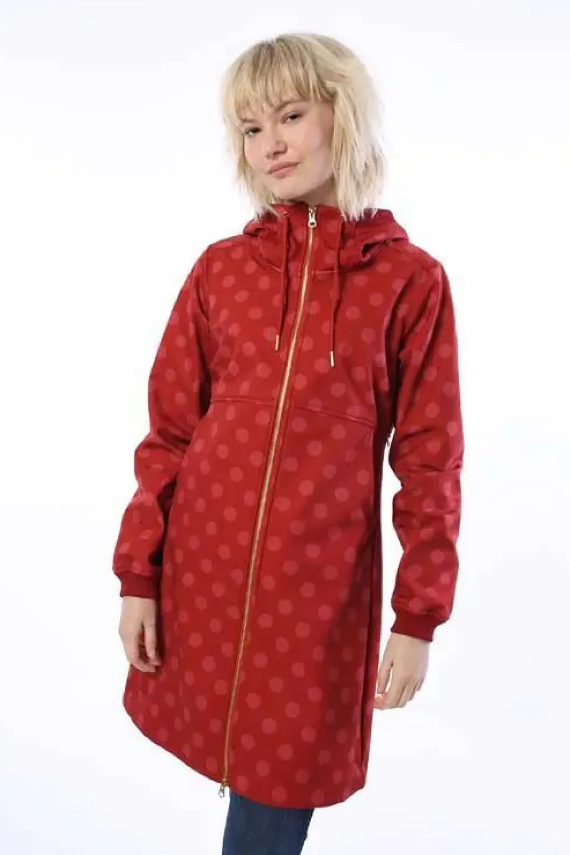 Daneline Softshell Dark Brick/Cold Rose Fundots