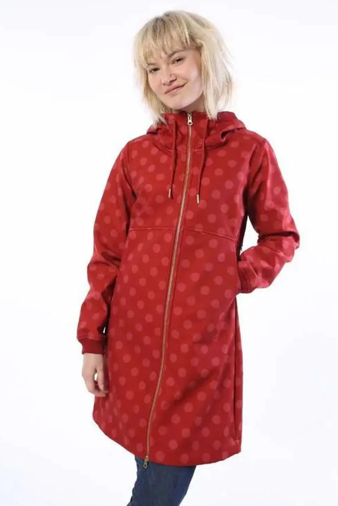 Daneline Softshell Dark Brick/Cold Rose Fundots