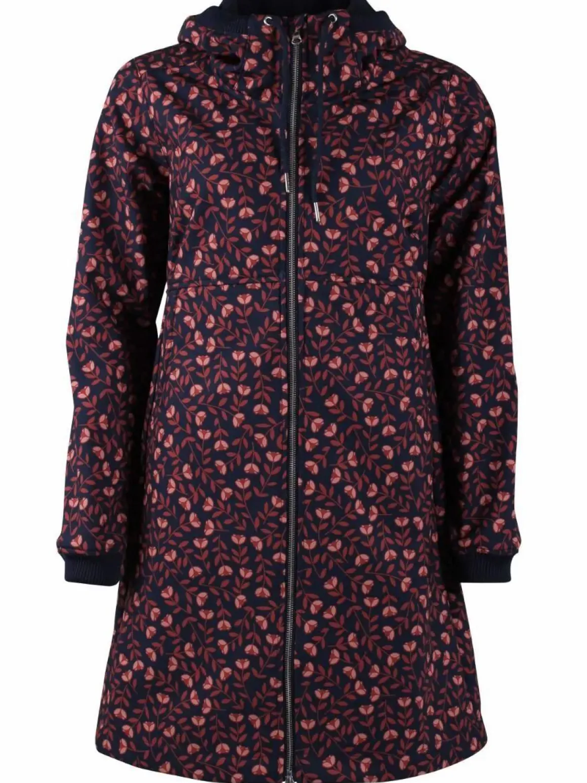 Daneline Softshell Navy/Pink Rust Fluerie