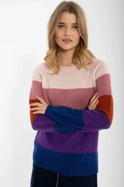 Danelisa Wool Sweater Rose Beige/Old Rose/Rust/Purple