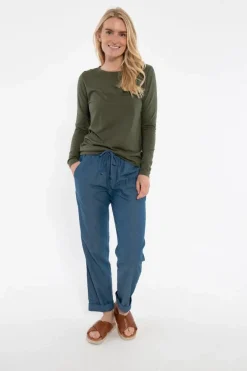 Daneliseleje Chambrey Pants Dk Indigo