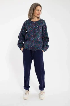Daneliseleje Cord Pants Grey Marine
