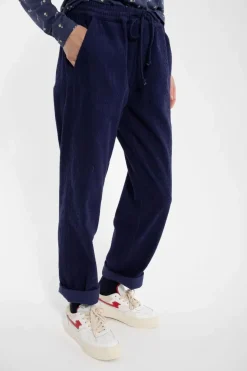 Daneliseleje Cord Pants Grey Marine