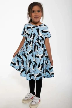 Danelollipop Dress Ss Light Blue Stork