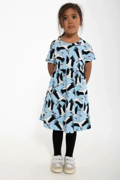 Danelollipop Dress Ss Light Blue Stork