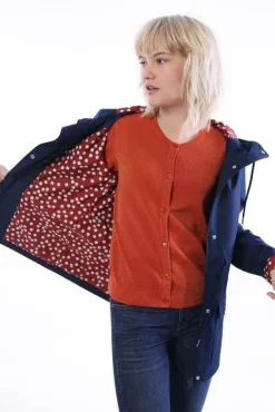 Danelotta Rain Coat Navy