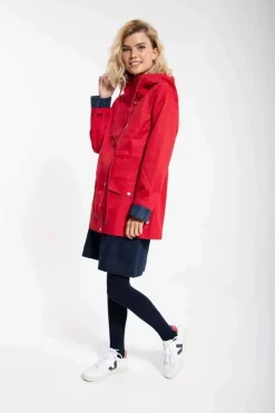 Danelotta Rain Coat Red