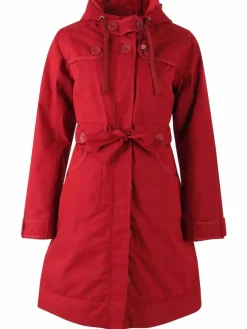 Danelse Stretch Winter Jacket Dark Red