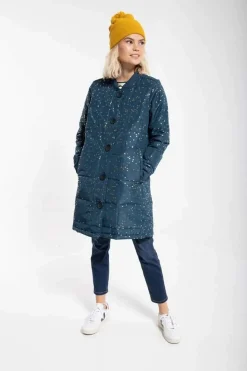 Danelykke Thermo Jacket Deep Ocean Gold Confetti