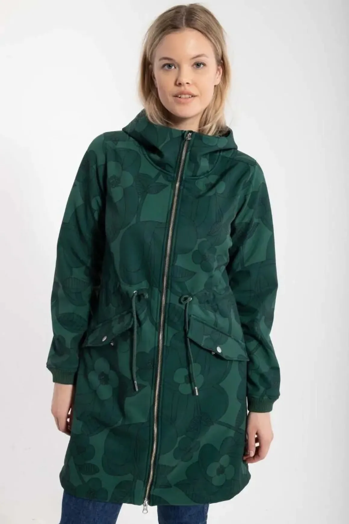 Danemarianne Softshell Deep Forest Bloom Boom