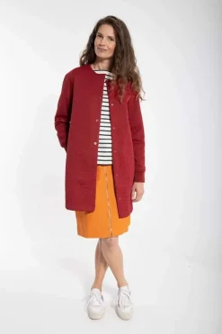 Danemaude Thermo Coat Dark Red